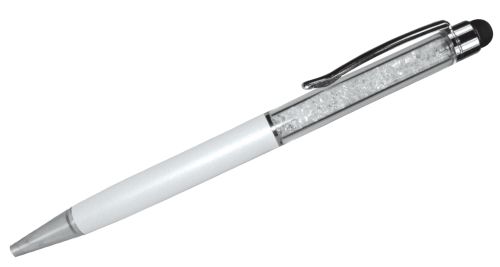 UAE National Day Crystal Pens with Stylus - White Color