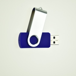 Blue Swivel USB Flash Drives 4GB