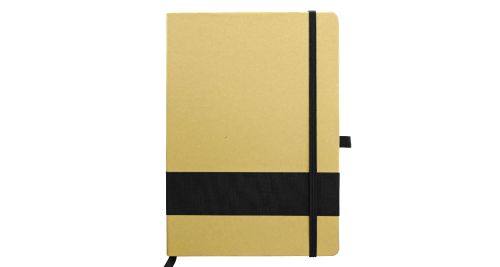 Eco Friendly Notebook with Strip Black