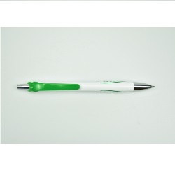 Green Plastic Pen With Grip