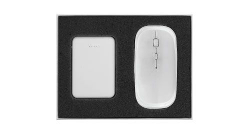 Wireless Mouse Gift Set White