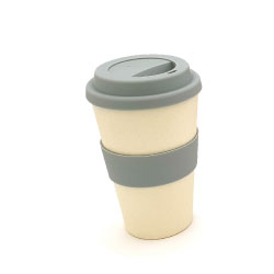 Grey Bamboo Fiber Cups Grey Bamboo Fiber Cups