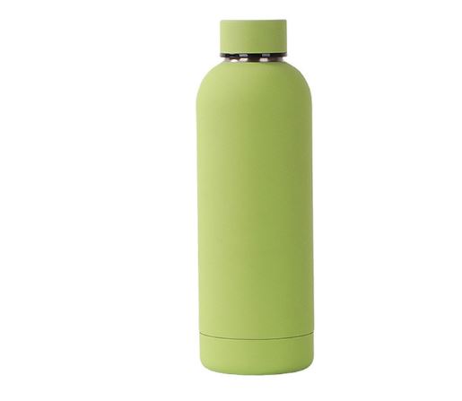 LIME Wholesale Outdoor Frosted Portable Popular 500ml Insulated Stainless Steel Sports Water Bottle EL-TM55