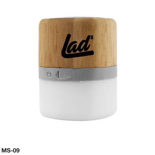 Promotional Lamp Bamboo Bluetooth Speaker
