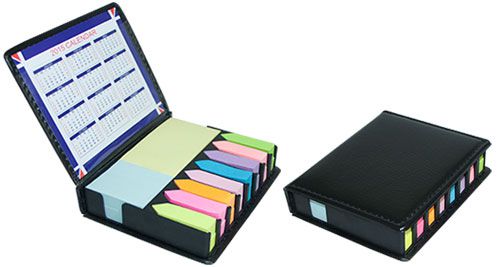 Pad & Sticky Note with Leather Case