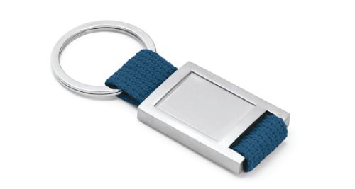 Metal Keychain Blue Color