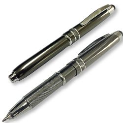 Metal pens with light and touch pad