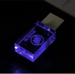 Crystal Flash Drives Purple 8 GB
