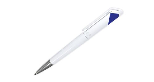 Branded Plastic Pens - Dark Blue