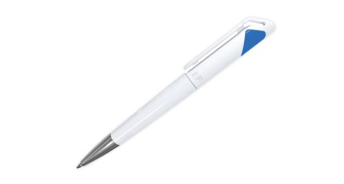 Branded Plastic Pens - Light Blue
