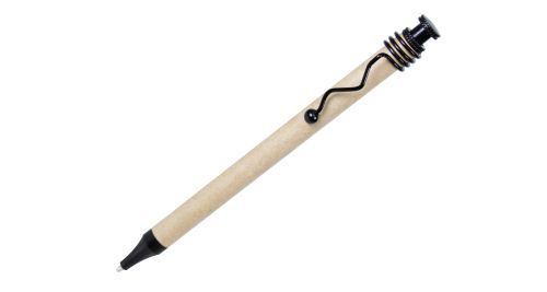 ECO- Friendly Recycle paper pen with wave metal clip