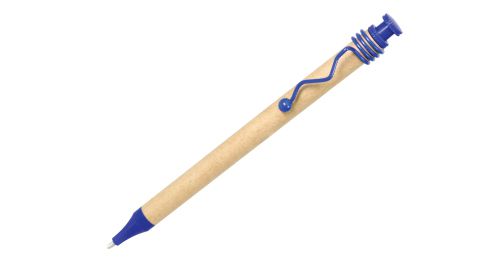 ECO- Friendly Recycle paper pen with wave metal clip
