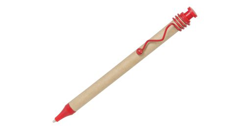 ECO- Friendly Recycle paper pen with wave metal clip