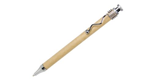 ECO- Friendly Recycle paper pen with wave metal clip