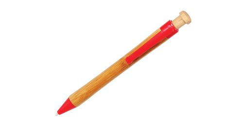 ECO - Friendly Bamboo Pen - Red