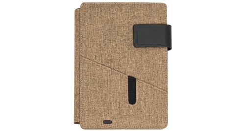 Powerbank Tablet Portfolio Brown Color