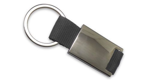Promotional Metal Keychains Black
