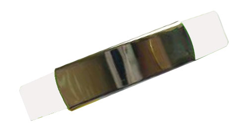 Silicon Wristband With Metal White Silicon Wristband With Metal White