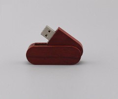 Red Wooden USB Flash Drive 8GB