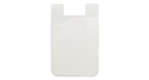 Silicone Card Holder White