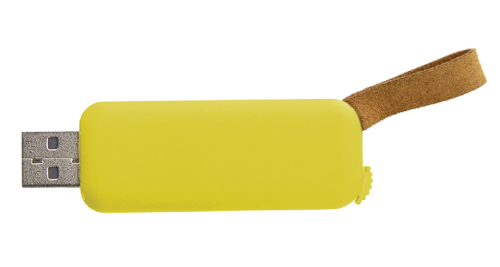 Slide Flash Drives Yellow 32 GB	