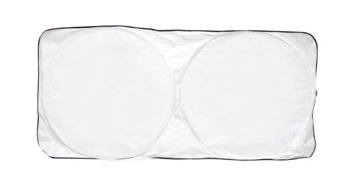 Car Sun Shade - White with Black Border Car Sun Shade - White with Black Border