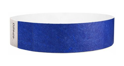 Tyvek Wristbands Blue Color