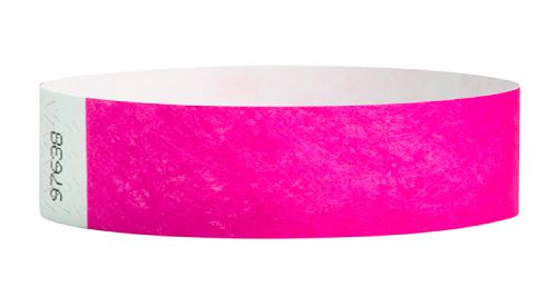 Tyvek Wristbands Light Pink Color