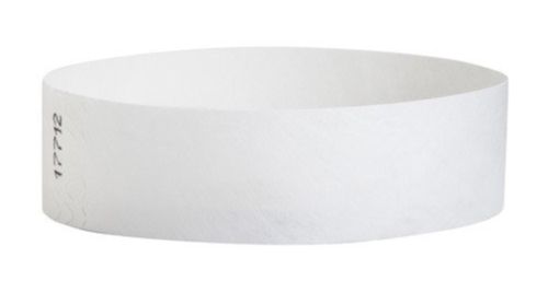 Tyvek Wristbands White Color