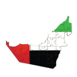 UAE Map Hardboard Puzzles