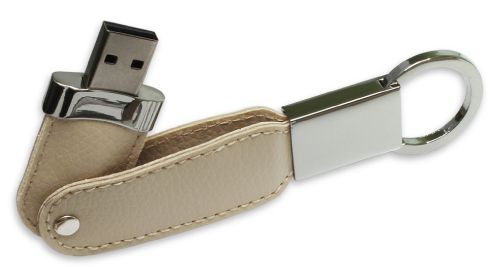 USB Flash Drives with Key Holder and Leather Cover - 4GB USB Flash Drives with Key Holder and Leather Cover - 4GB