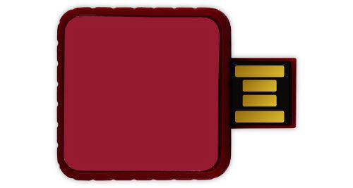 Twister USB Flash Drives - Maroon Color 8GB