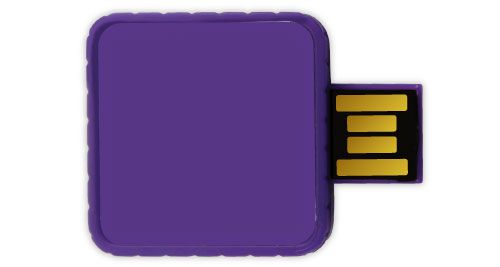 Twister USB Flash Drives - Purple Color 4GB