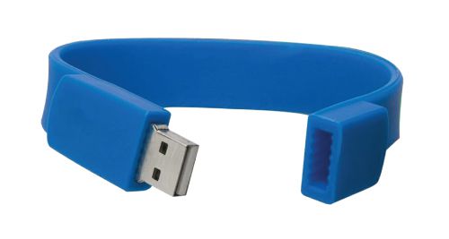 Wristbands USB Flash Drives Blue 4GB
