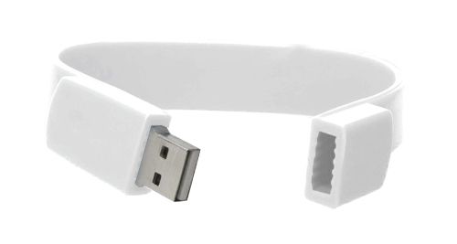 Wristbands USB Flash Drives White 16GB