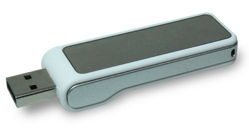 USB Flash Drives Digital logo color changing 8GB - White USB Flash Drives Digital logo color changing 8GB - White