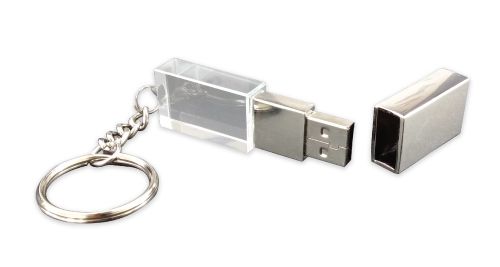 Promotional Crystal USB Flash Drive 8GB Silver Promotional Crystal USB Flash Drive 8GB Silver