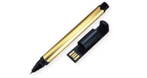 USB Pens with Mobile Stand and Screen Cleaner Gold Color 16GB