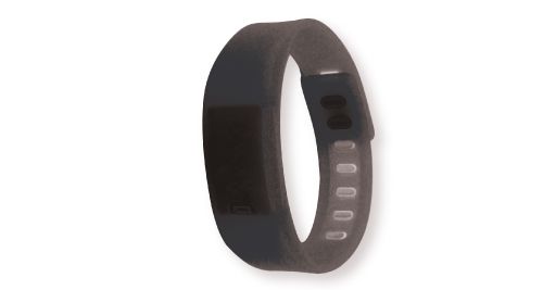 Wristband with Digital Watch Black Wristband with Digital Watch Black