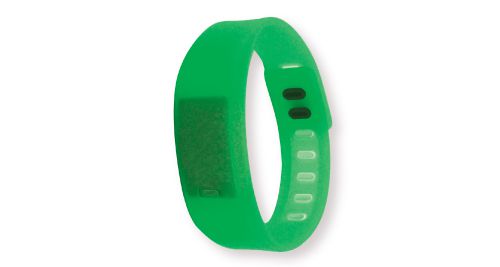 Wristband with Digital Watch Green
