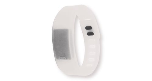 Wristband with Digital Watch White Wristband with Digital Watch White