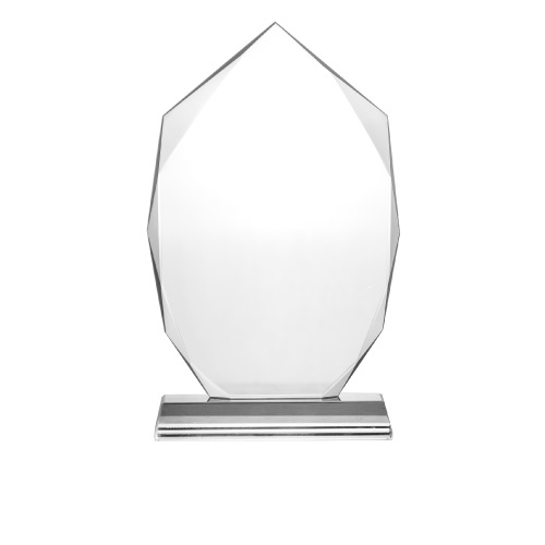 Wide Flame Shape Crystal Awards CR-41