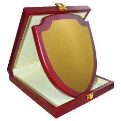 Wooden Plaque with Box Vertical Size