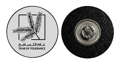 Year of Tolerance Badges - Round Shape