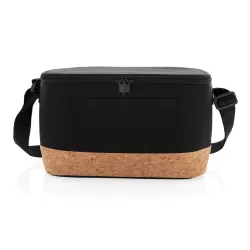 Two Tone Cooler Bag with Cork Detail