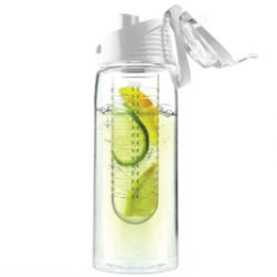  Bottles with Fruit Infuser White