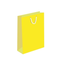 Laminated Paper Bags Yellow