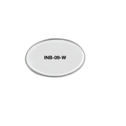 Lens Cover Name Badges INB-09-W