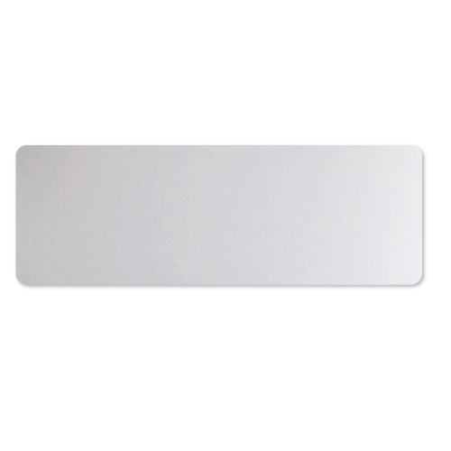 Aluminum Name Badge - Silver