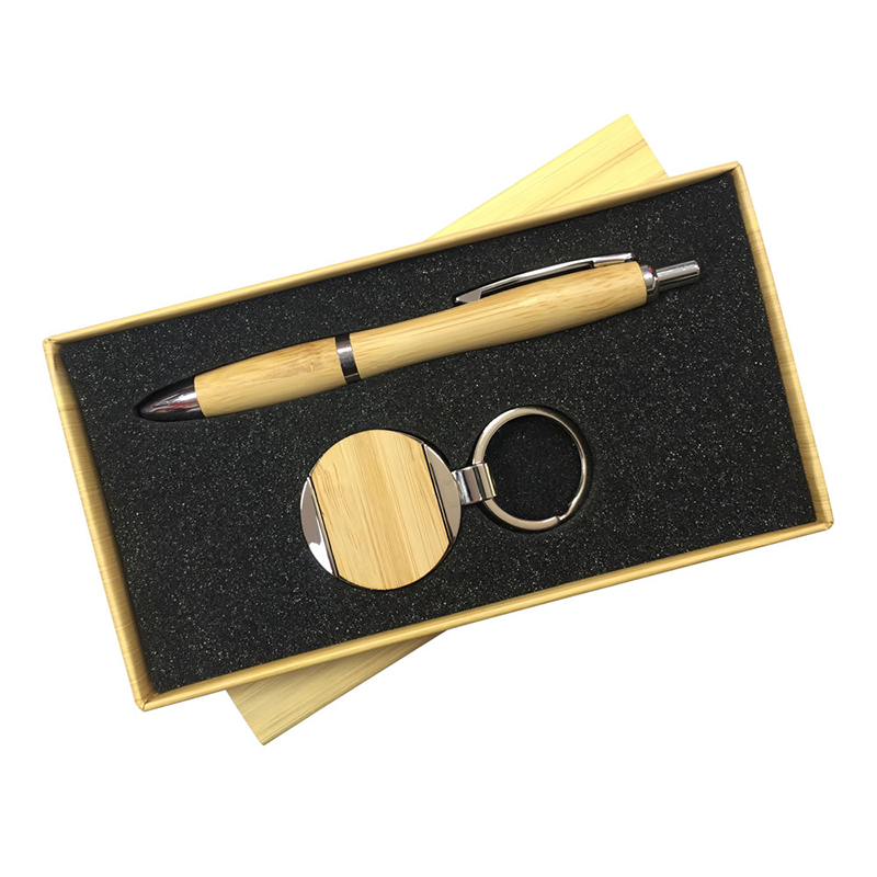 Custom Logo Printed Promotional Items Exclusive Keychain and Pen 